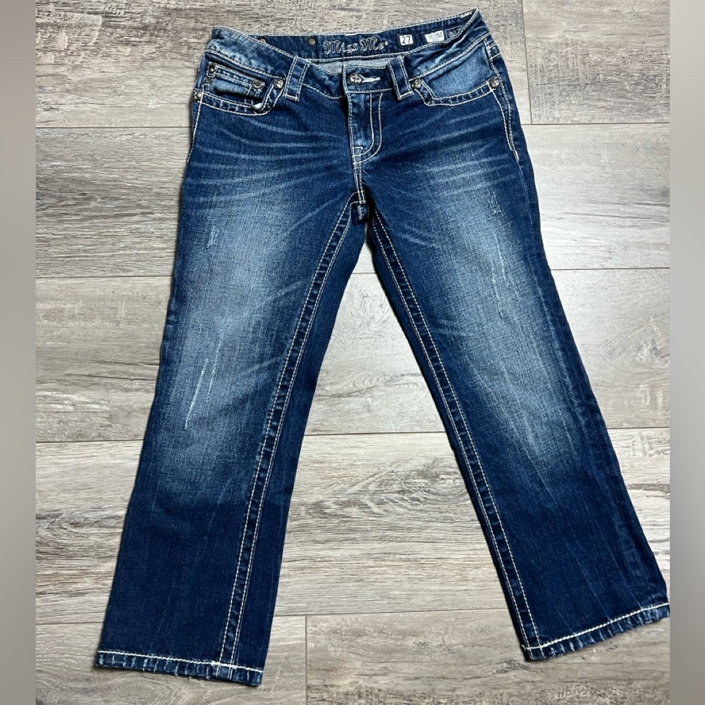 Miss Me Jeans Crop Womens Size 27 J54009C9